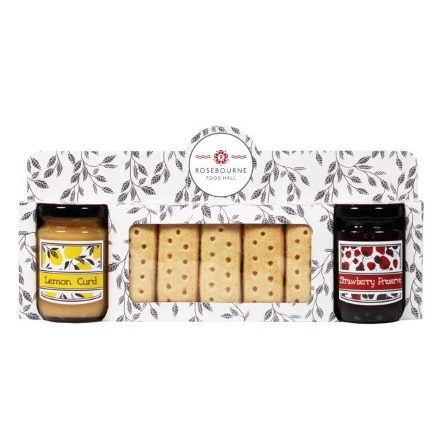 Rosebourne Shortbread & Preserve Christmas Gift Set 5060172432554